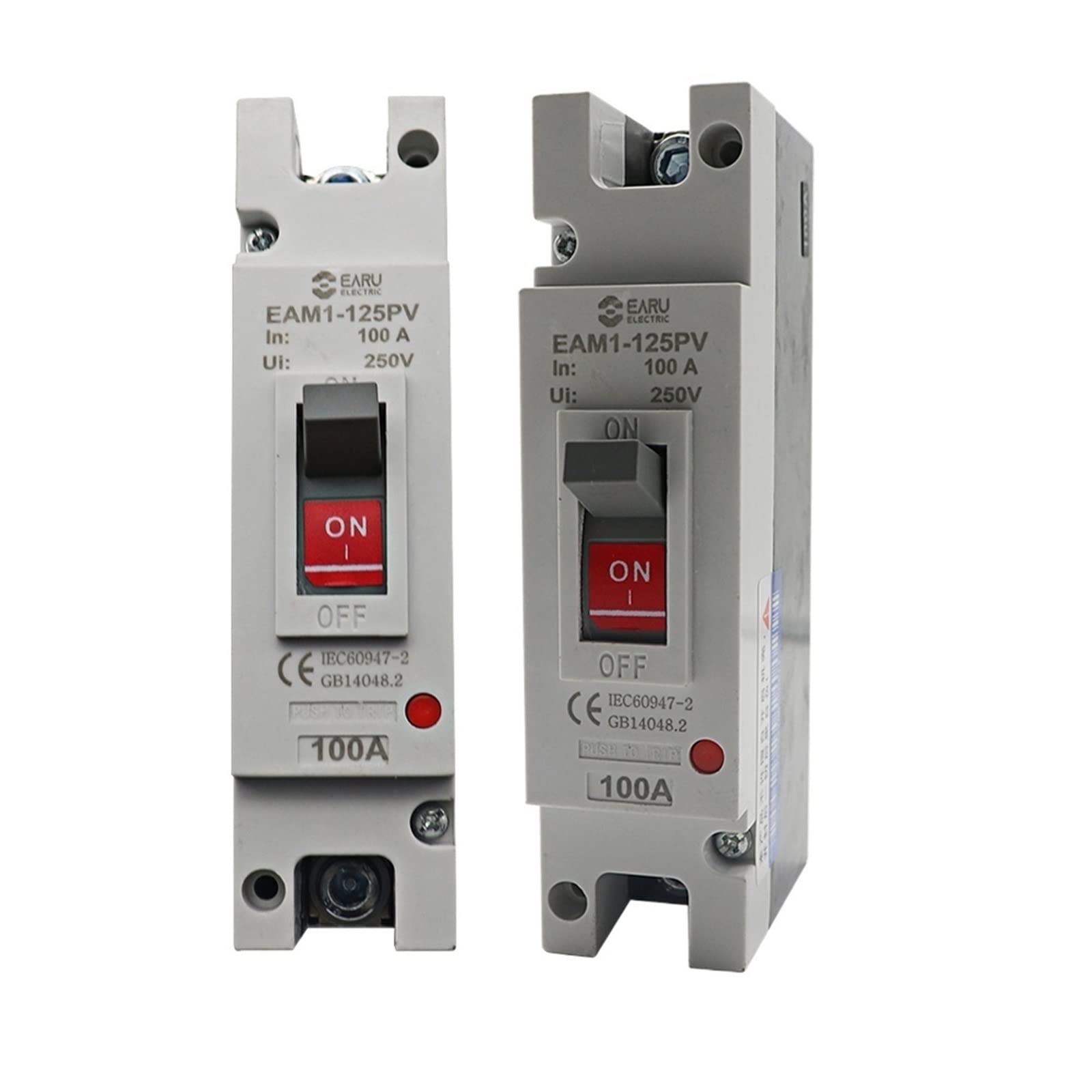 AVSBBYEPS 1P DC250V 63-1250A DC Solar Molded Case Circuit Breaker MCCB Overload Protection Switch Protector for Photovoltaic PV