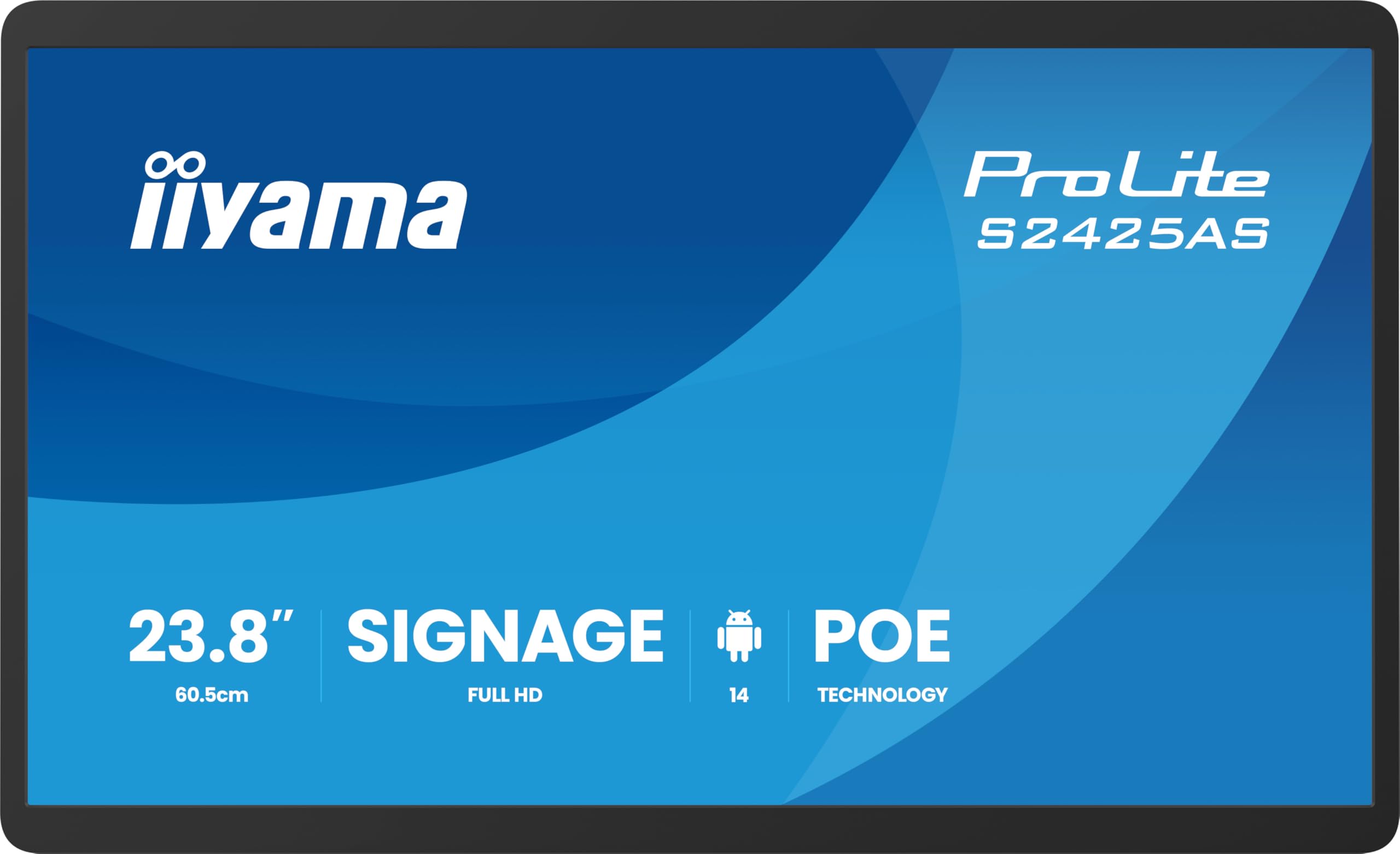 iiyama Prolite S2425AS-B1P Full-HD IPS Signage Display Android