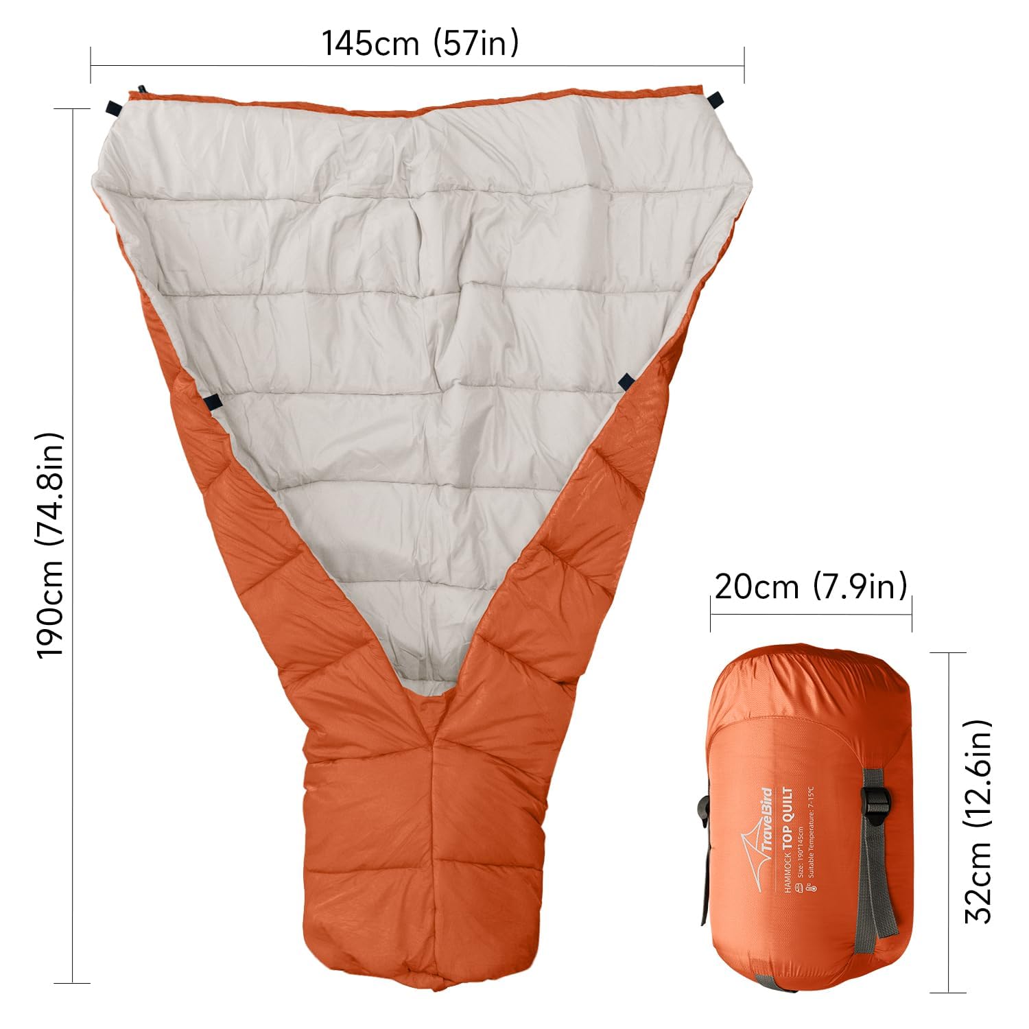 Amazon.co.jp: Travel Bird セミオープン寝袋 インナーシュラフ マミー