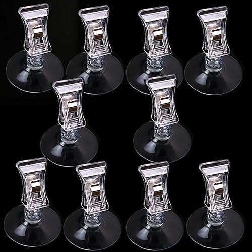 Clip redondo de ventosa de plástico de 1.575 in para publicidad, letrero pop, abrazadera de exhibición de tarjetas de papel, etiqueta de precio,