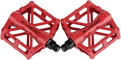 Miniatura 10 de TXJ Sports Pedales de bicicleta de 916 pulgadas, pedales de bicicleta de montaña, pedales de plataforma ligeros de aluminio para bicicletas de