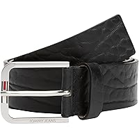 Tommy Jeans Cintura fissa da uomo TJM Austin 4.0 AM0AM13413, nera (nera)