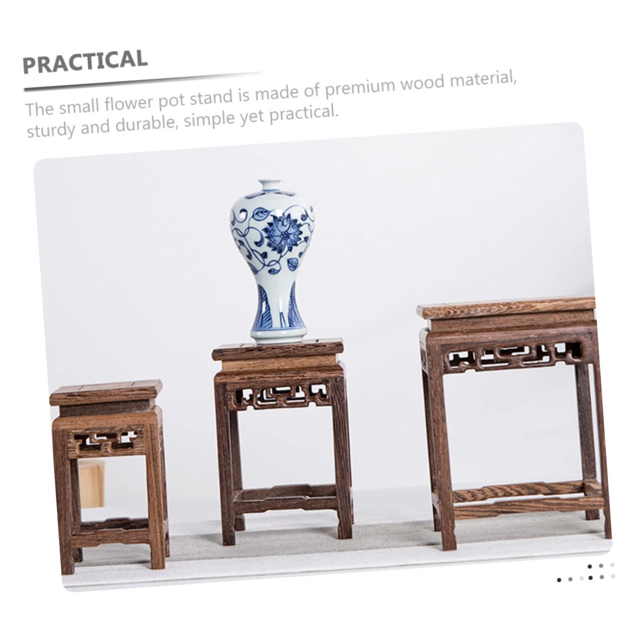 Supporto per Piante in Legno per Uso Interno ed Esterno, Moderno portavasi con Design angolare da Giardino in Metallo, mensola Alta per vasi, portavasi e contenitori per Piante.