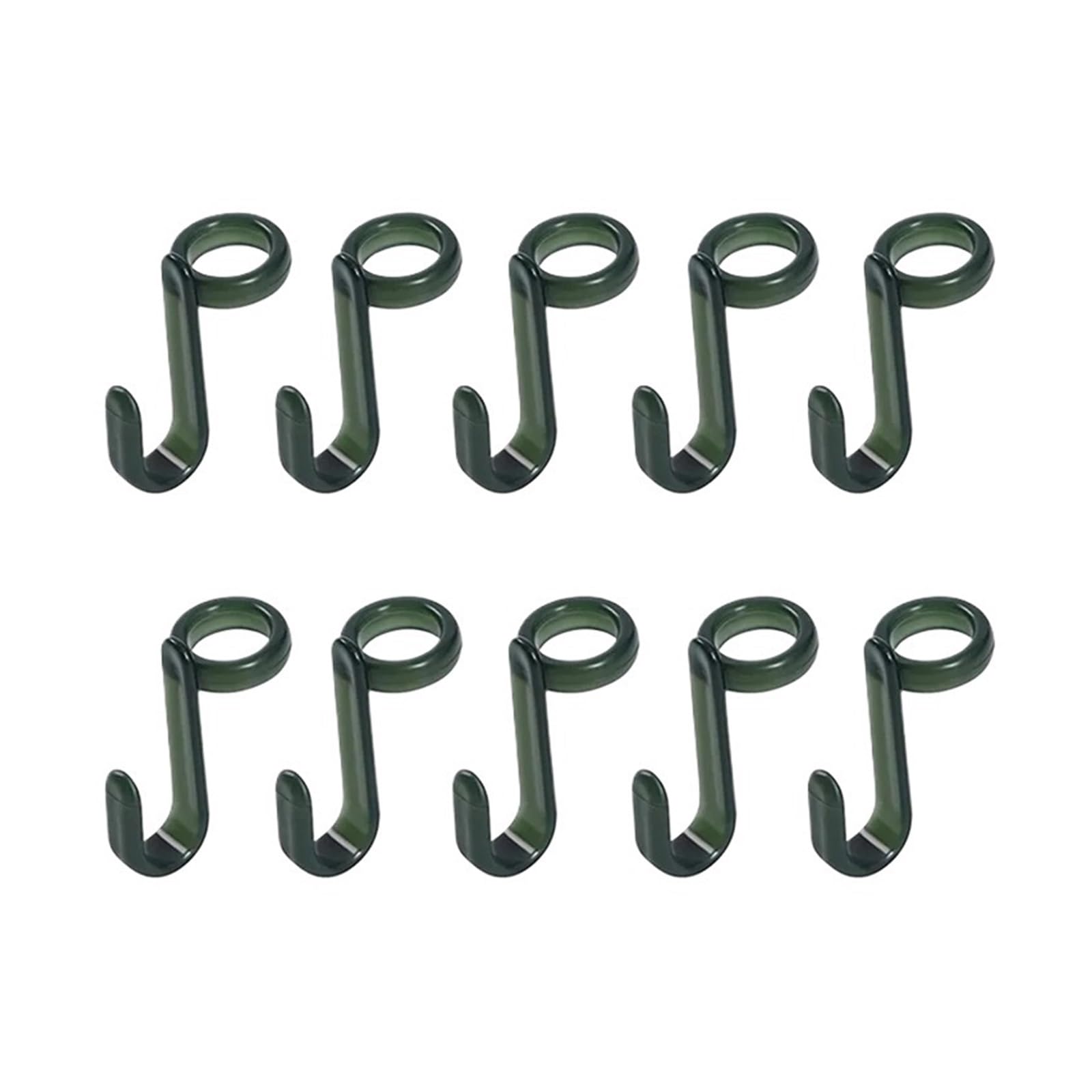 Hangers for Clothes Space Savers Closet Coat Organizer, Hanger Space Saver 100PCS Mini Hangers For Connectors, Hooks Cascade Plastic(Green)