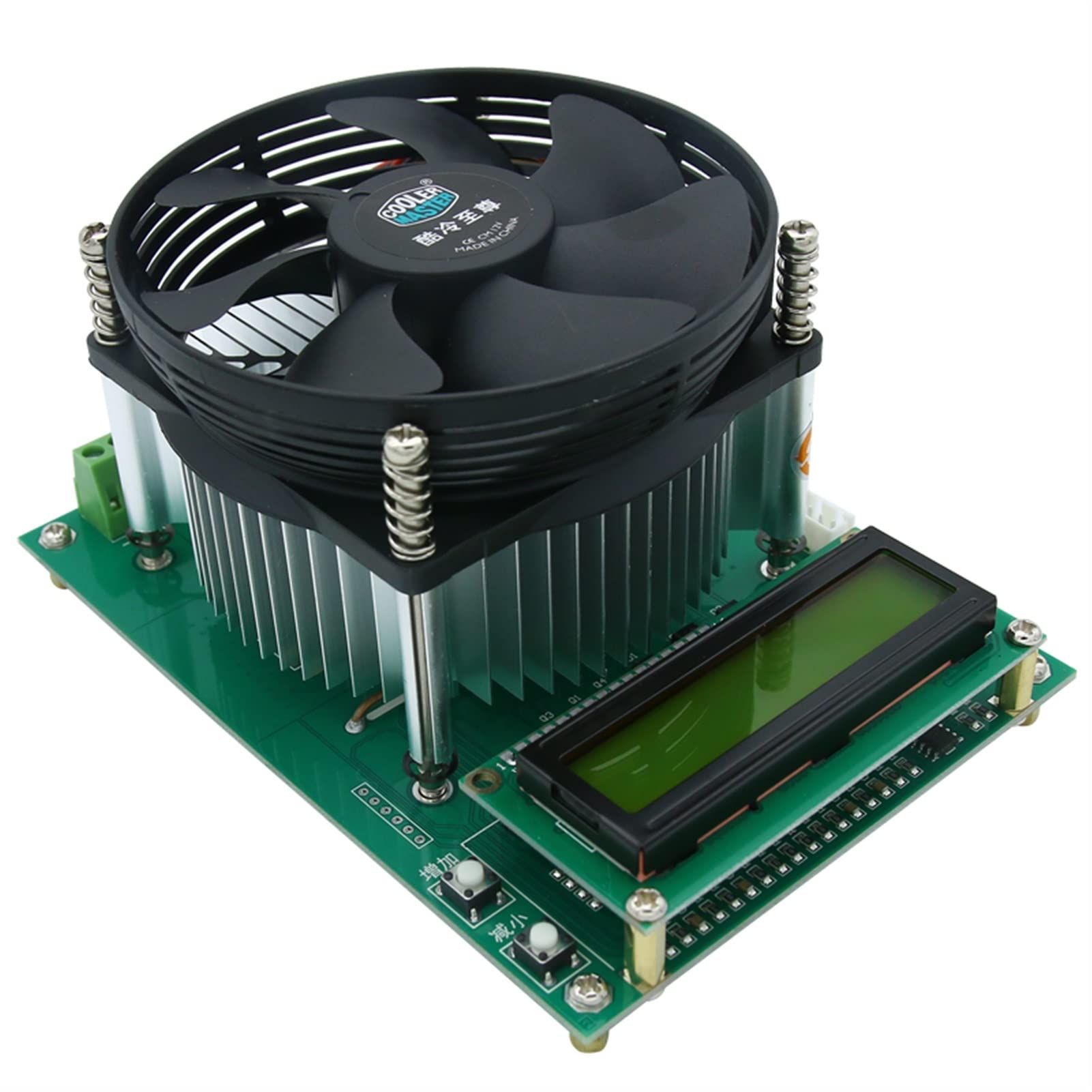 Comprobador de baterias de Coche Carga electrónica de Corriente Constante de 150W 6 0v 10a Probador de batería Capacidad de Descarga Medidor de probador 1 2V 24V 48V(150W Load)