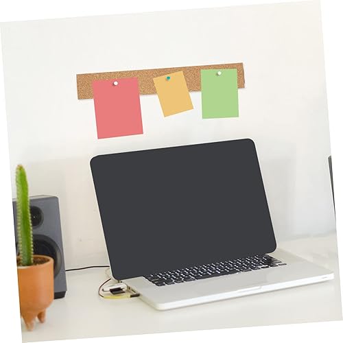 Miniatura 4 de STOBOK 2 piezas de tiras traseras rectangulares autoadhesivas para corcho, pasador de oficina, adhesivo para empujar la barra de fieltro para el