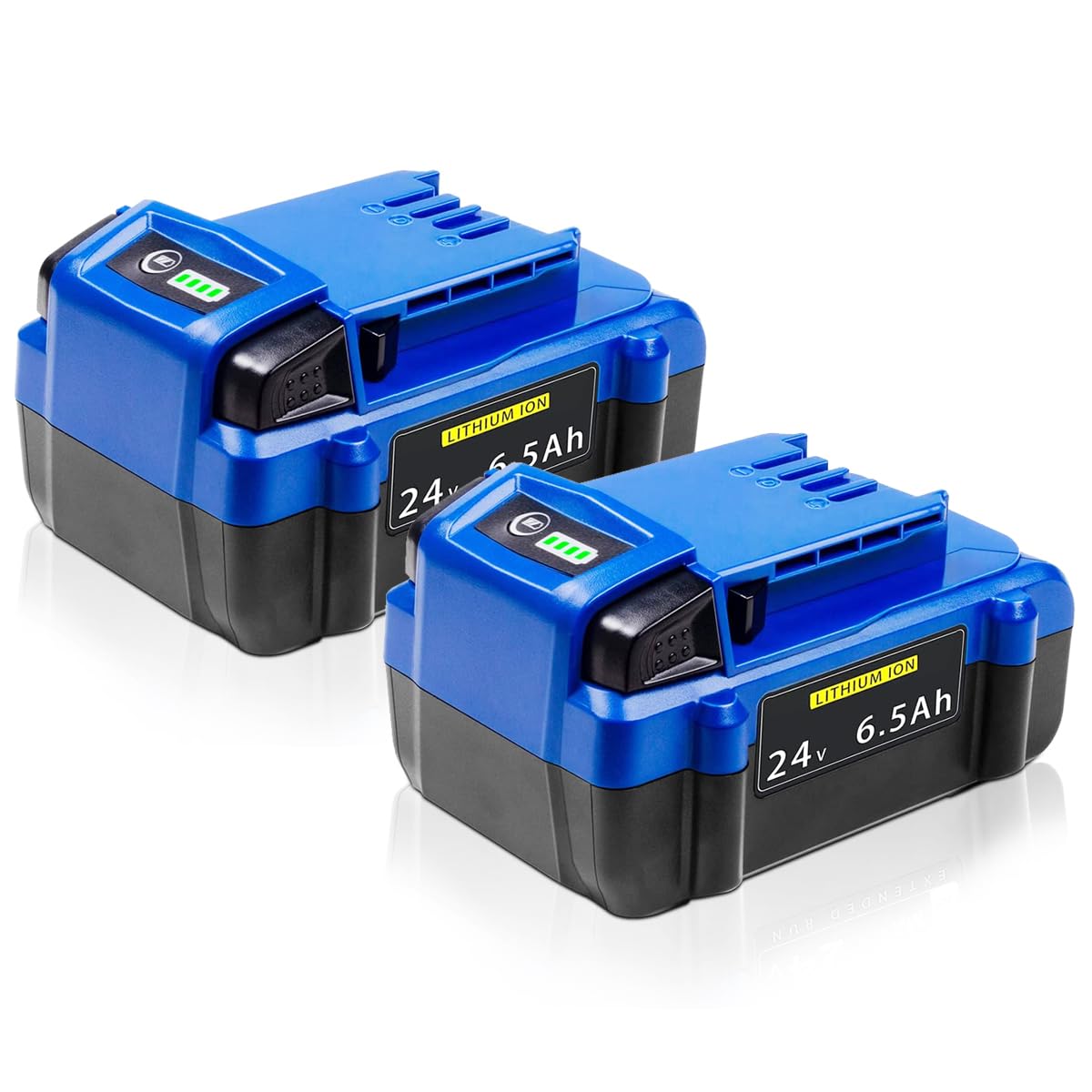 Azonpower Replacement Kobalt 24V Battery 6.5AH Compatible with Ko balt 24V Max Battery for KB624-03 KB524-03 KB424-03 KB224-03 KB124-03 Cordless Power Tool 24 Volt Kobalt Batteris ?2-Pack?