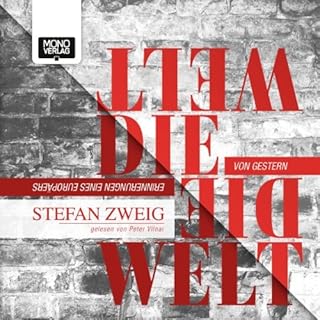Die Welt von Gestern Audiolivro Por Stefan Zweig capa