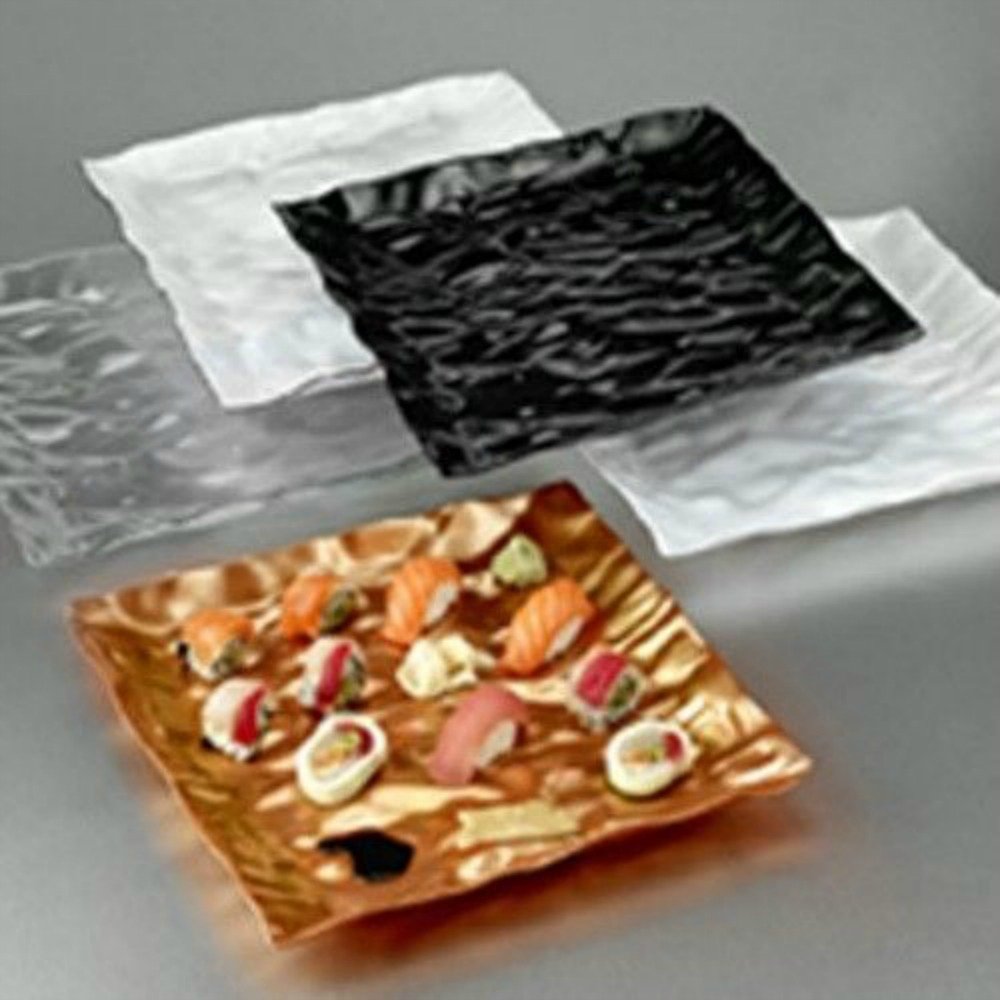 EMI Yoshi Contemplate White Plastic Square 12" Tray