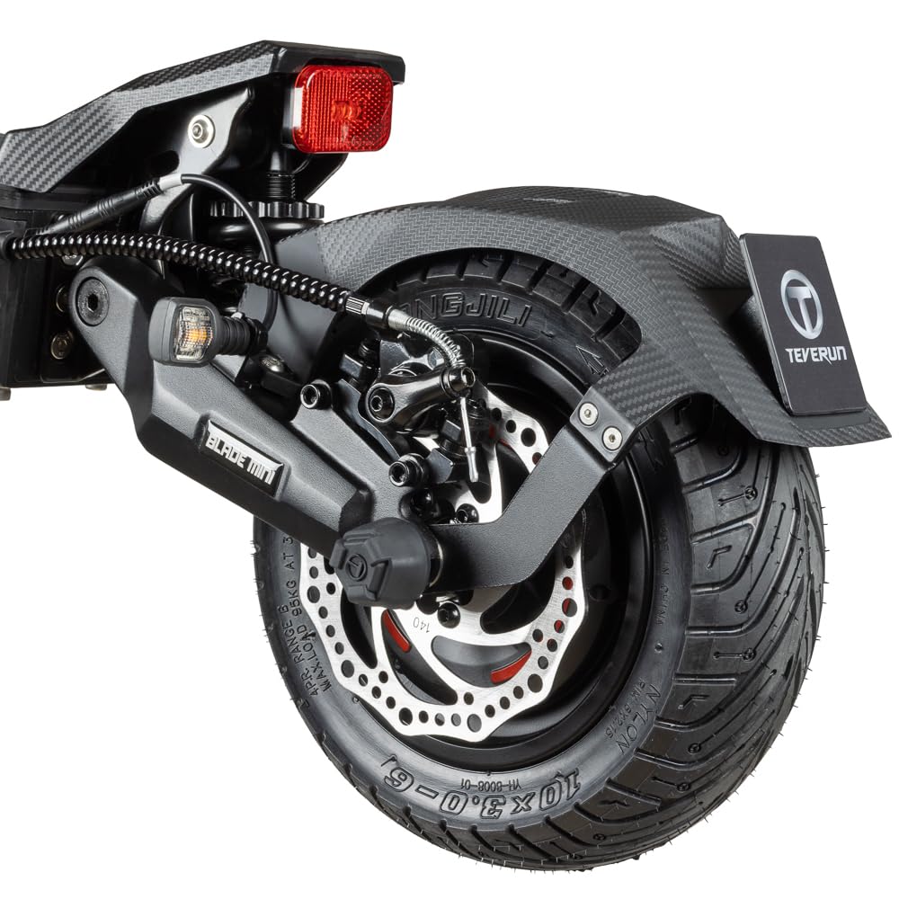 Teverun E-Scooter mit Straßenzulassung – Blade Mini Pro, Schwarz-Gelb