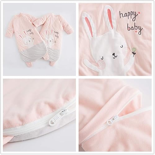 Miniatura 2 de Bebé saco de dormir doble capa algodón portátil manta primavera otoño