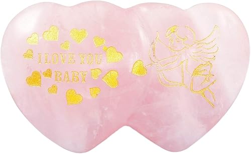 Miniatura 5 de Corazón Rockcloud de cuarzo rosado con propiedades naturales regenerativas de Reiki y equilibrio de los chakras