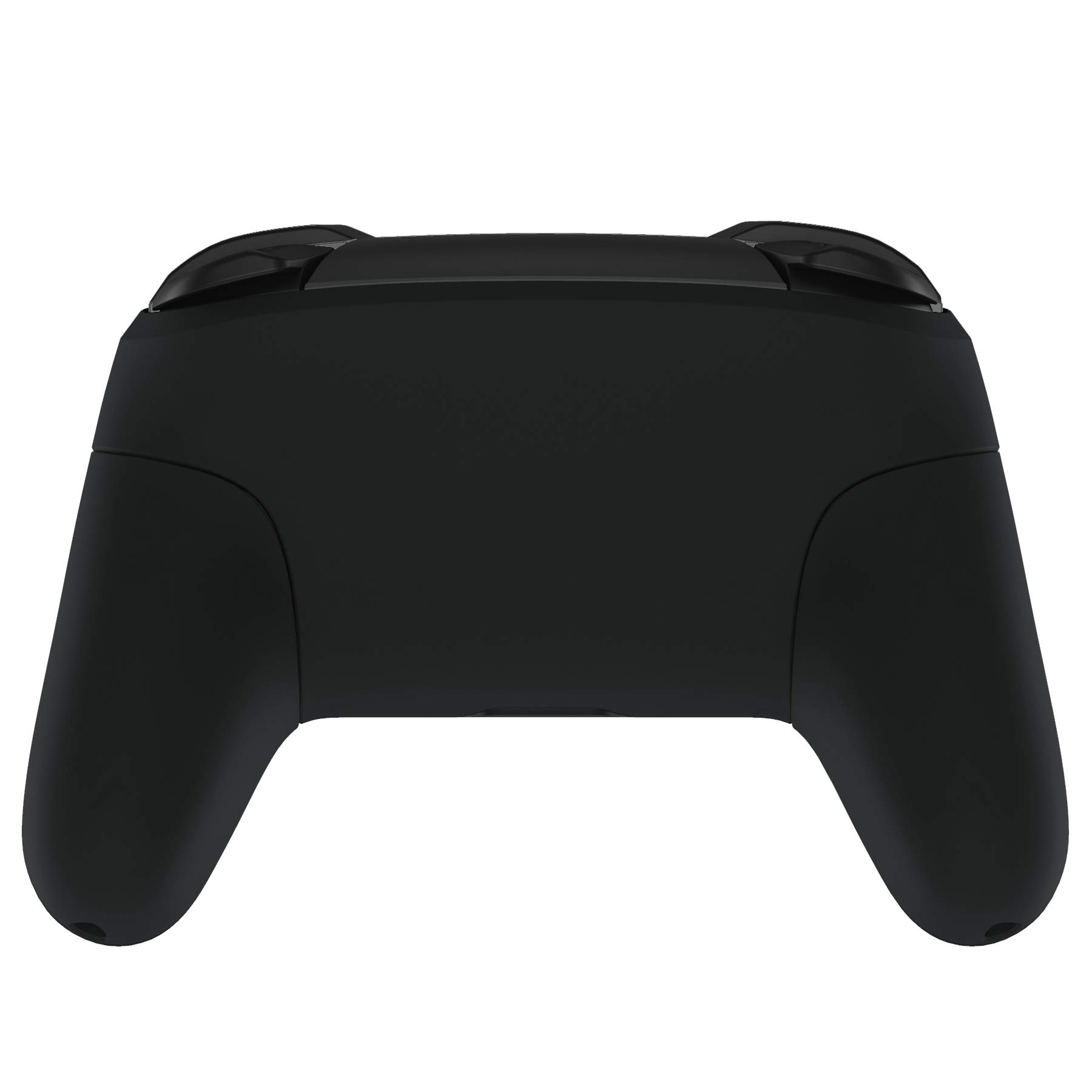 eXtremeRate Carcasa Agarre para Nintendo Switch Pro Funda Delantera Trasera Asa Shell de Tacto Suave Grip de Reemplazo para Nintendo Switch Pro Control-No Incluye el Mando(Negro)
