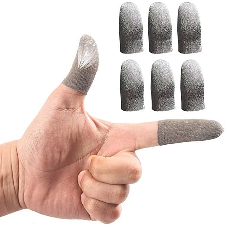 Amazon Co Jp 荒野行動 Pubg Mobile スマホゲーム 指サック 手汗対策 0 5mm超薄 銀繊維100 超高感度 指カバー 反応早い 操作性アップ 上級者向け 素手操作のゲーム体験 指スリーブ 携帯 Iphone Android タッチパネル式携帯電話 タブレット スマホ対応 グレー6個