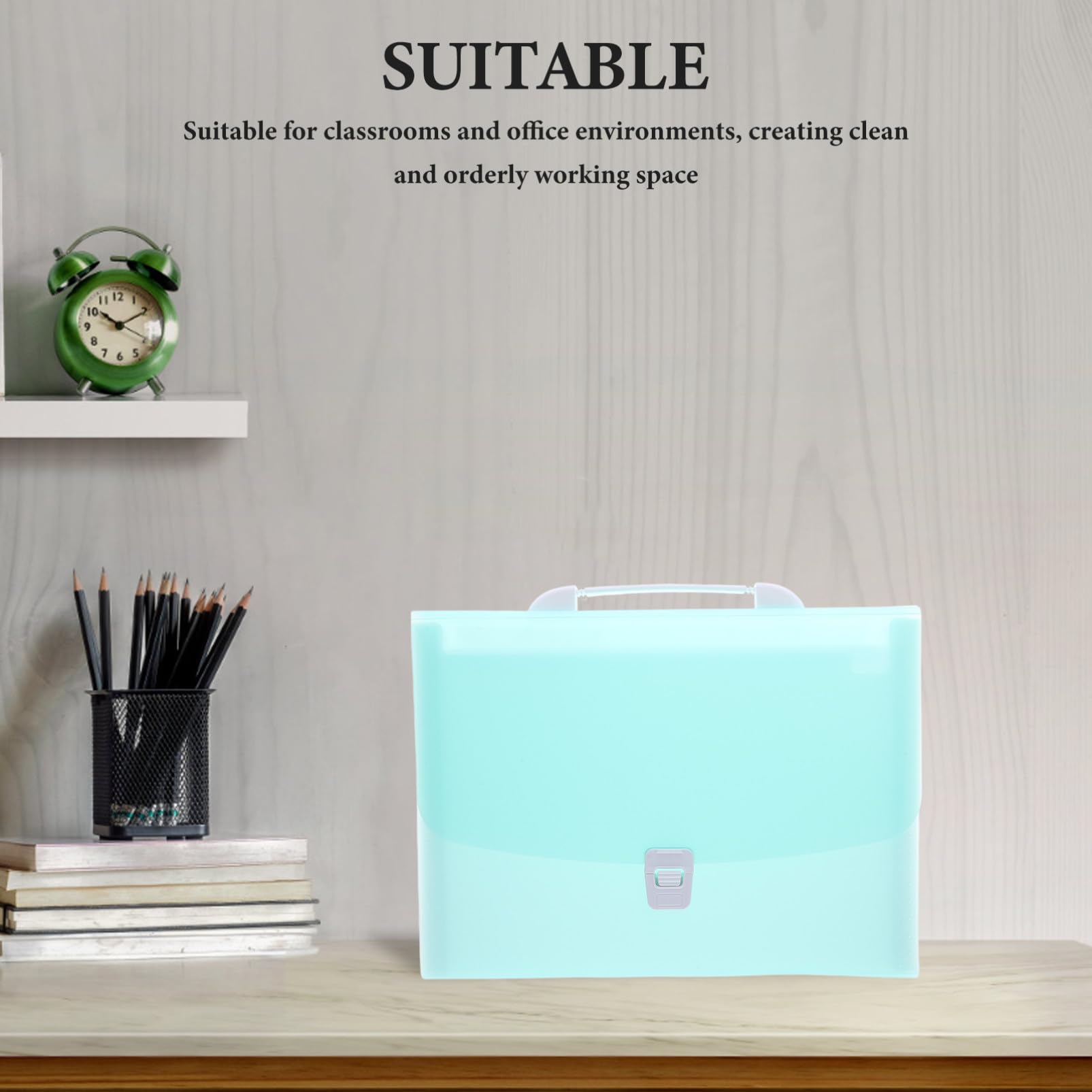 2 Pezzi Cartella Portadocumenti In Plastica Per Organi Portadocumenti Organizzatore Per Documenti Organizzatore A Fisarmonica Espandibile Borsa Blu