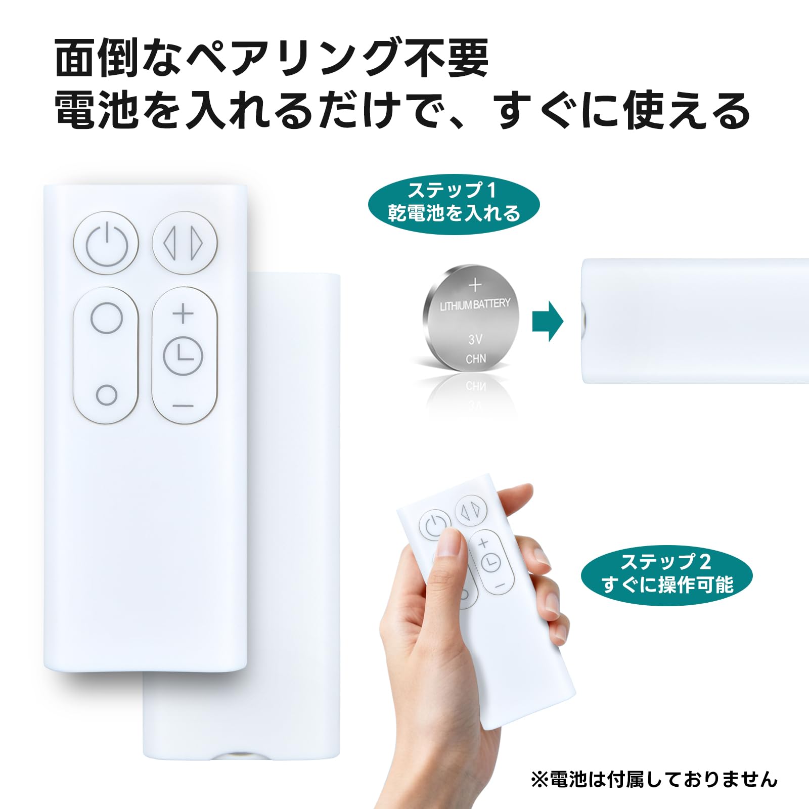 Amazon.co.jp: WHENFOR ファンリモコン ダイソン用のリモコン AM06