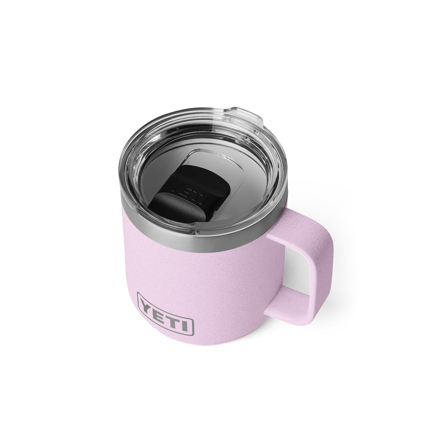 YETI Rambler 10 oz Ceramic Lined Stackable Mug Vacuum Insulated Stainless Steel with MagSlider Lid Cherry Blossom