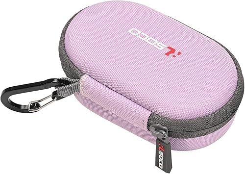 Miniatura 3 de RLSOCO Estuche de transporte para Logitech POPPebble Mouse 2Pebble Mouse inalámbrico con llavero (morado)