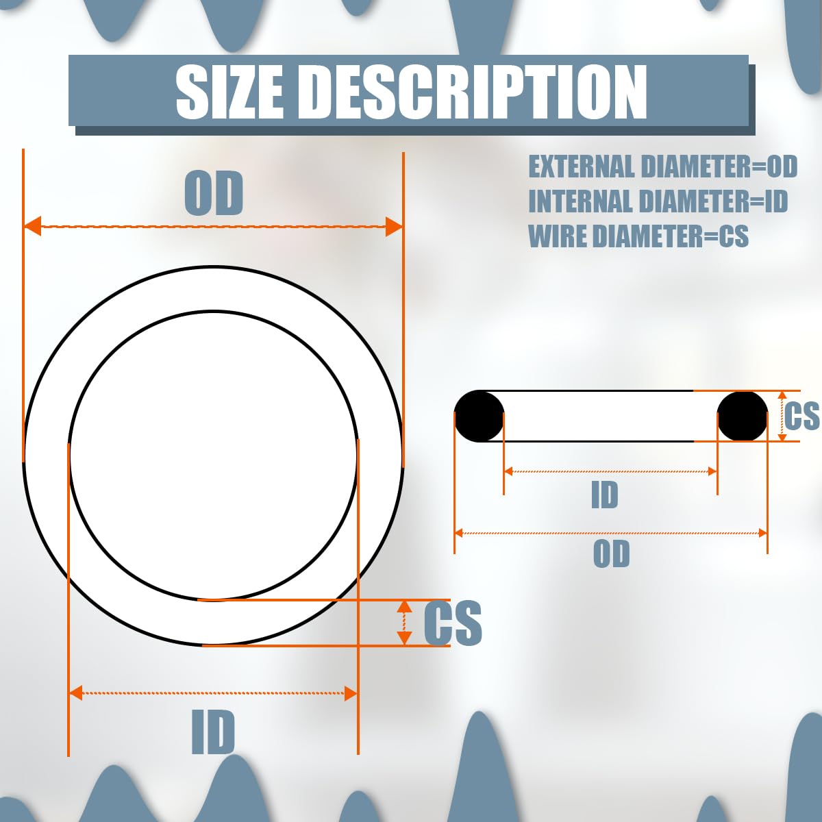 Innfeeltech O-Rings In Gomma Nitrilica - 100 Pezzi, 14x2,4 Mm, Per Guarnizioni Idrauliche - Foto 12