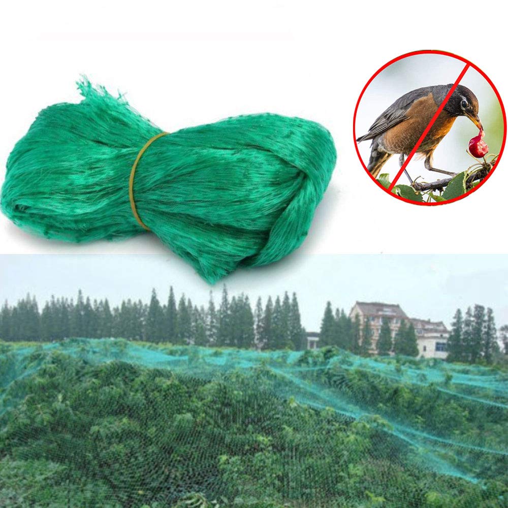 Filet Anti Oiseaux Filet De Protection Pour Arbres Fruitiers Protection Et Animaux Filet En Polyéthylène Robuste Avec Mailles (2x15m