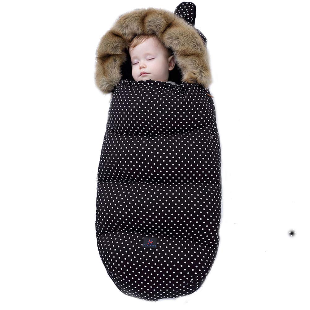 Sacos de Abrigo Carritos Saco de Silla Otoño Invierno Térmica Suave Cómodo Aire Libre Windproof Adecuado Universal Cochecito Silla de Paseo Sillas de Coche (Negro)