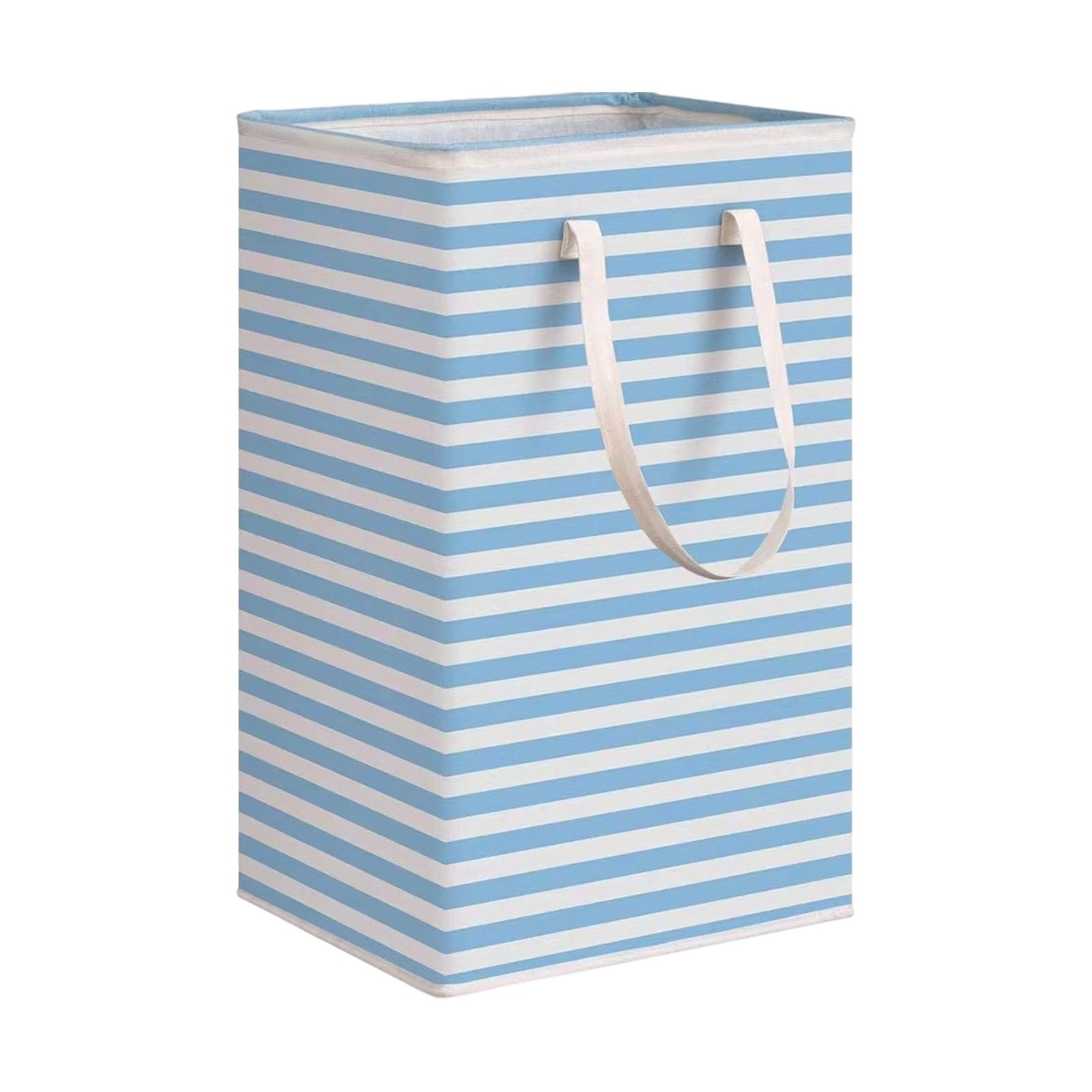 Buxuaaaa Space Saving Laundry Basket Foldable Dirty Clothes Organiser with Carry Handle Household Hamper Clothing Container Portable Foldable Storage Box
