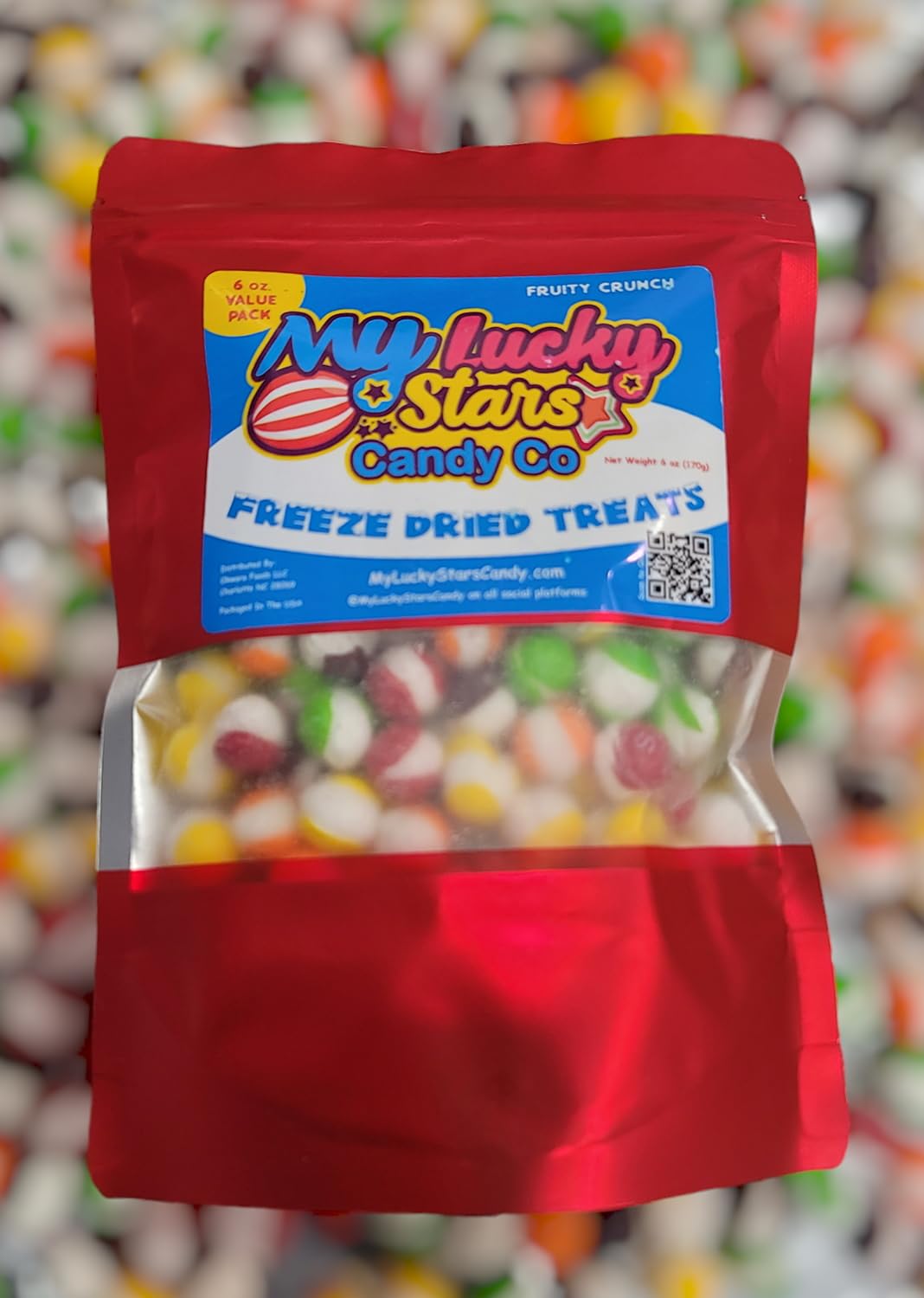 6 oz Freeze Dried Candy, Original Fruity Crunch Flavor (Pack of 1)