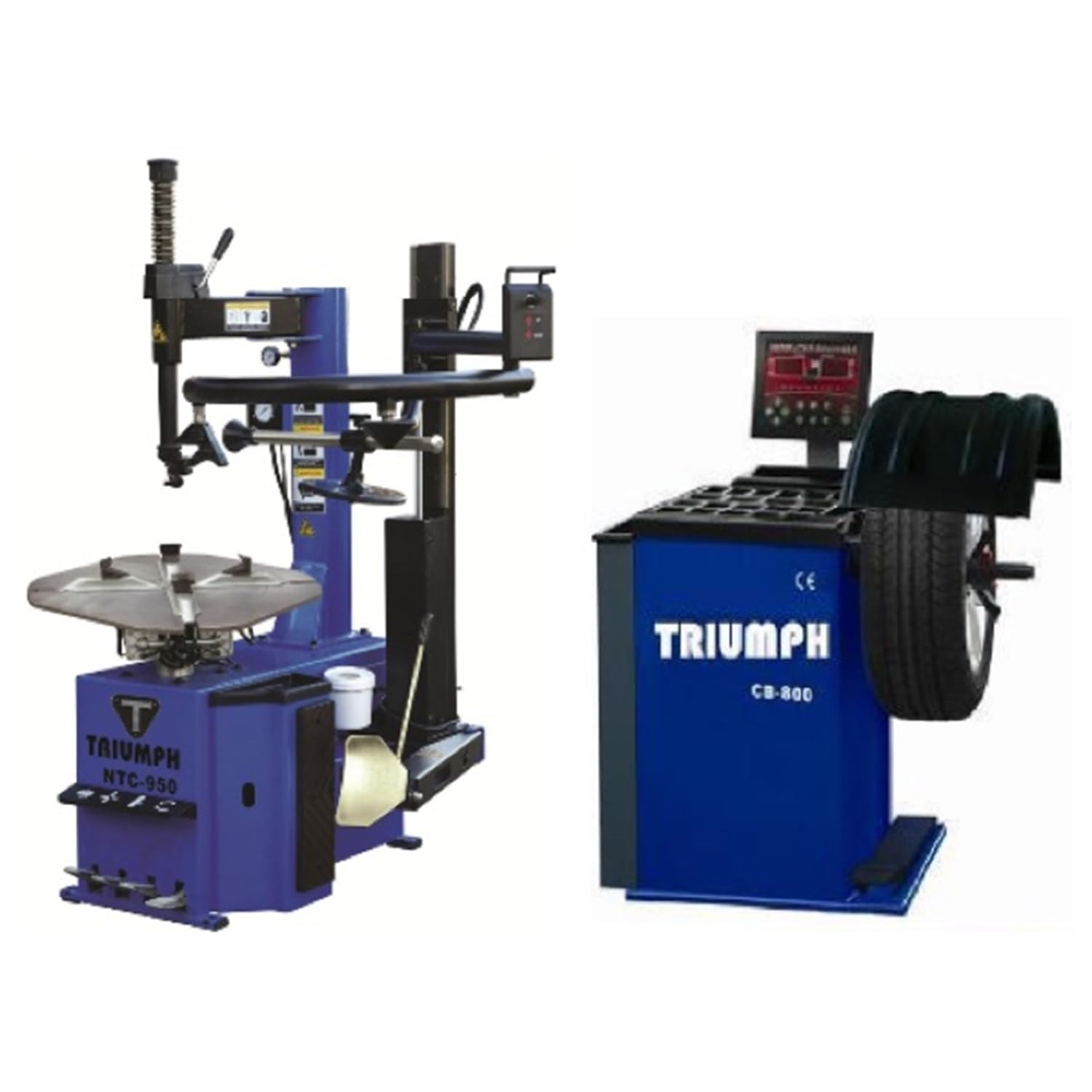 TRIUMPH NTC950-1 and NTB-800 Tire Changer Wheel Balancer Service Combo