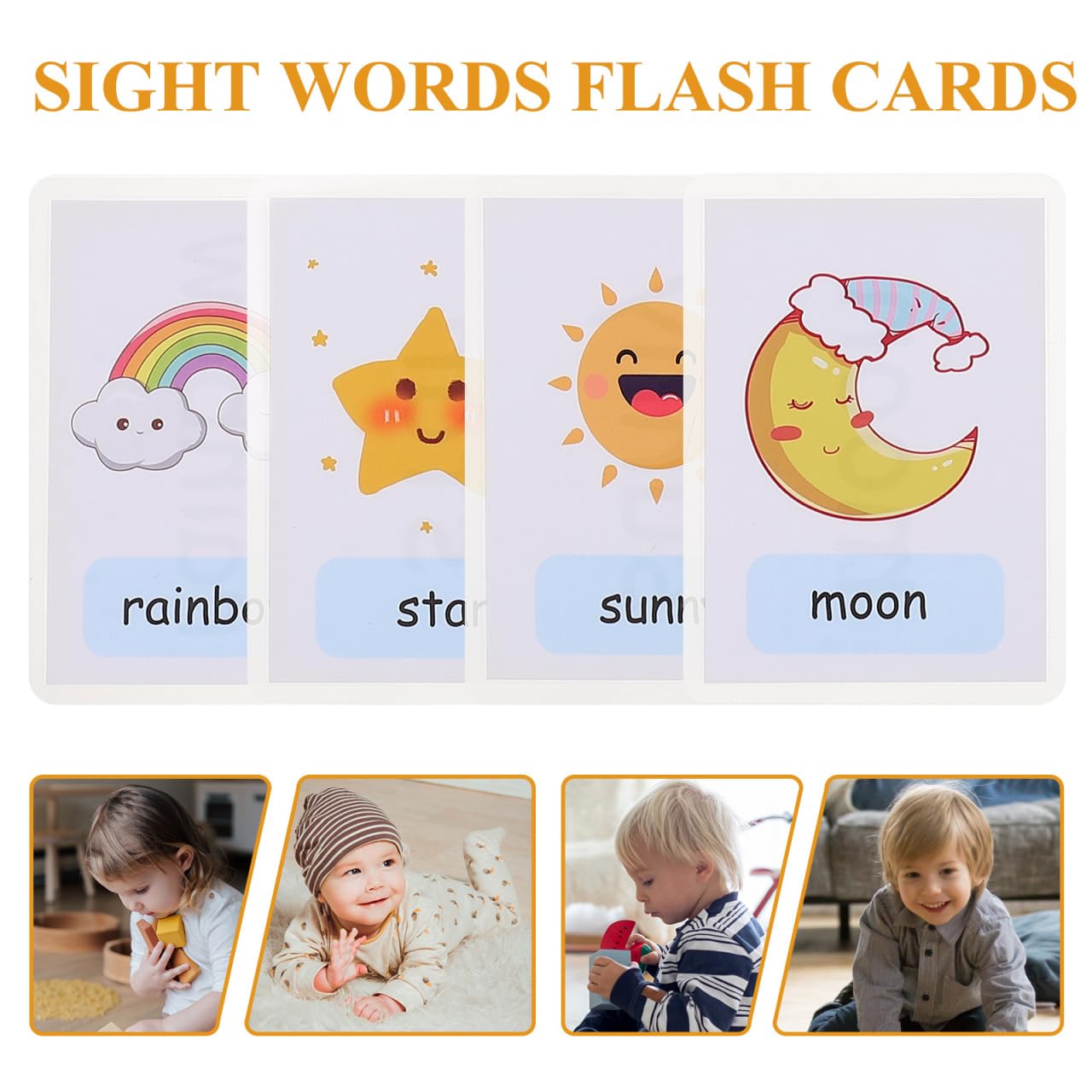 Warmhm 12Pcs Weather Cognition Flash Cards for Boy Girl Portable Learning Cards for Kindergarten Classroom Fun and Engaging Student Supplies - Image 4