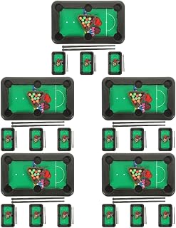 ibasenice 20 Conjuntos De Jogo De Bilhar Mesa De Bilhar Portátil Brinquedo Adulto Brinquedos Educativos Mini Diversão Mesa De Bilhar Dedo Brinquedos De Bilhar Mesa De Sinuca Brinquedos Em