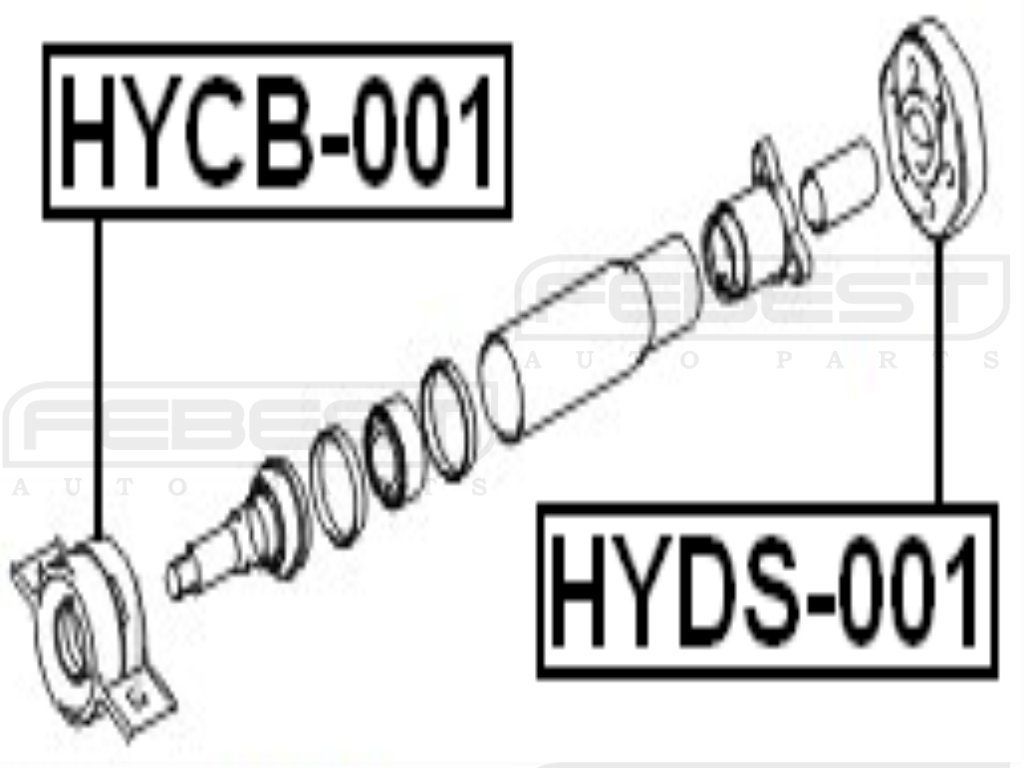 Amazon.com: Mb154199 - Center Bearing Support For Mitsubishi 