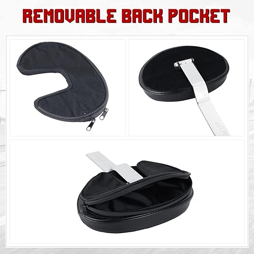 Miniatura 5 de INNOGLOW Respaldo de conductor ajustable para motos con patrón de calavera enchufable para Harley Touring Electra Glide Road Glide Street Glide Road