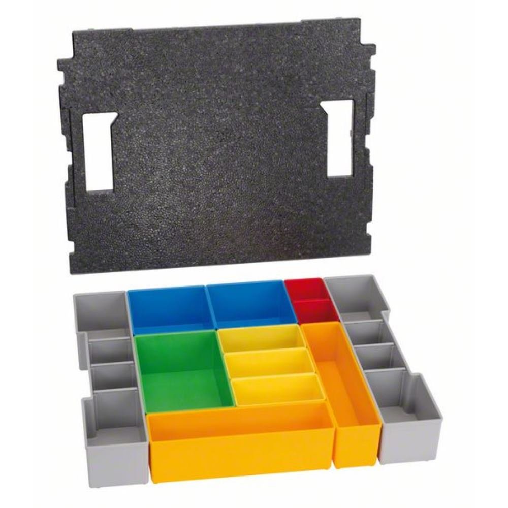 Bosch Professional Scatole Per Piccole Parti Conservazione L-Boxx Inserire Box Set 12 Pezzi, 409 X 63 X 319 mm