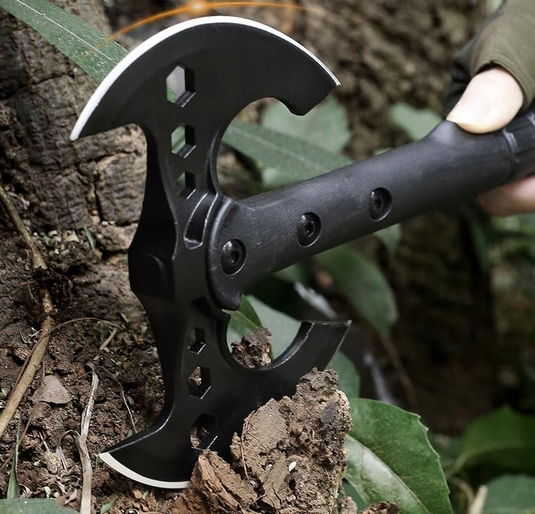 材割り採集用斧　片手斧　⑧ 千吉 手斧 薪割り斧 320mm 片手斧 マキ割り 枝打ち おの オノ