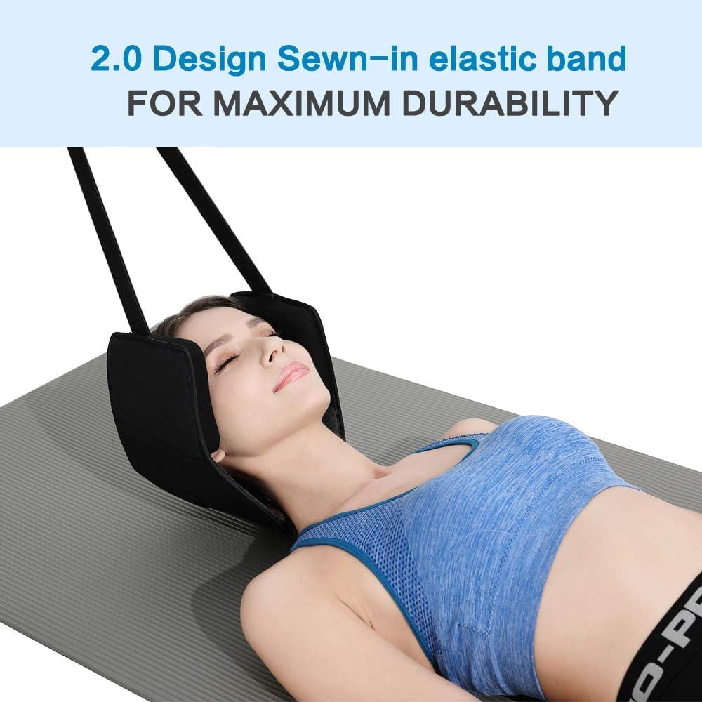Hamaca para la Cabeza del Cuello, Dispositivo de tracción Cervical para el Dolor, Dispositivo de tracción para la Cabeza del Cuello, Hombro, Ideal para Fisioterapia y Alivio del Dolor de Cuello, con