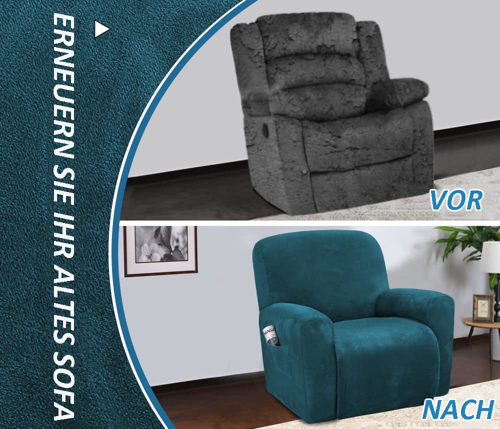 Anna : verstelbaar relaxfauteuil met stoffen bekleding en voetsteun Anna : verstelbaar relaxfauteuil met stoffen bekleding en voetsteun