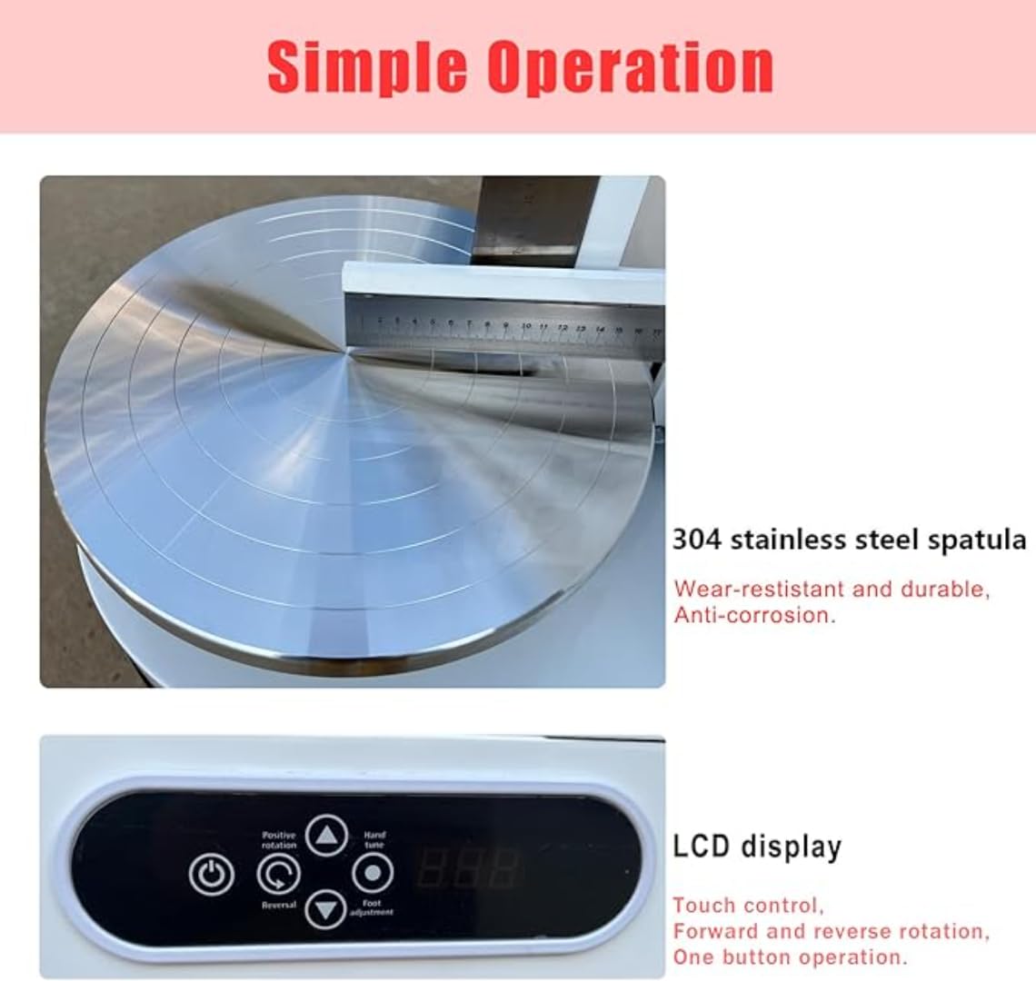 Máquina automática de glaseado de pasteles, esparcidor de crema de borde recto, herramienta de revestimiento alisador para panaderías, práctico equipo de horneado