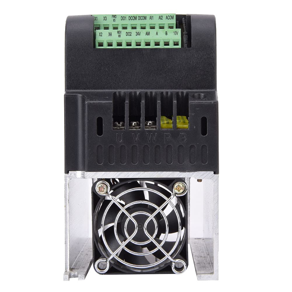Fafeicy 0.75KW Variador de Frecuencia Universal Mini Trifásico, 380VAC