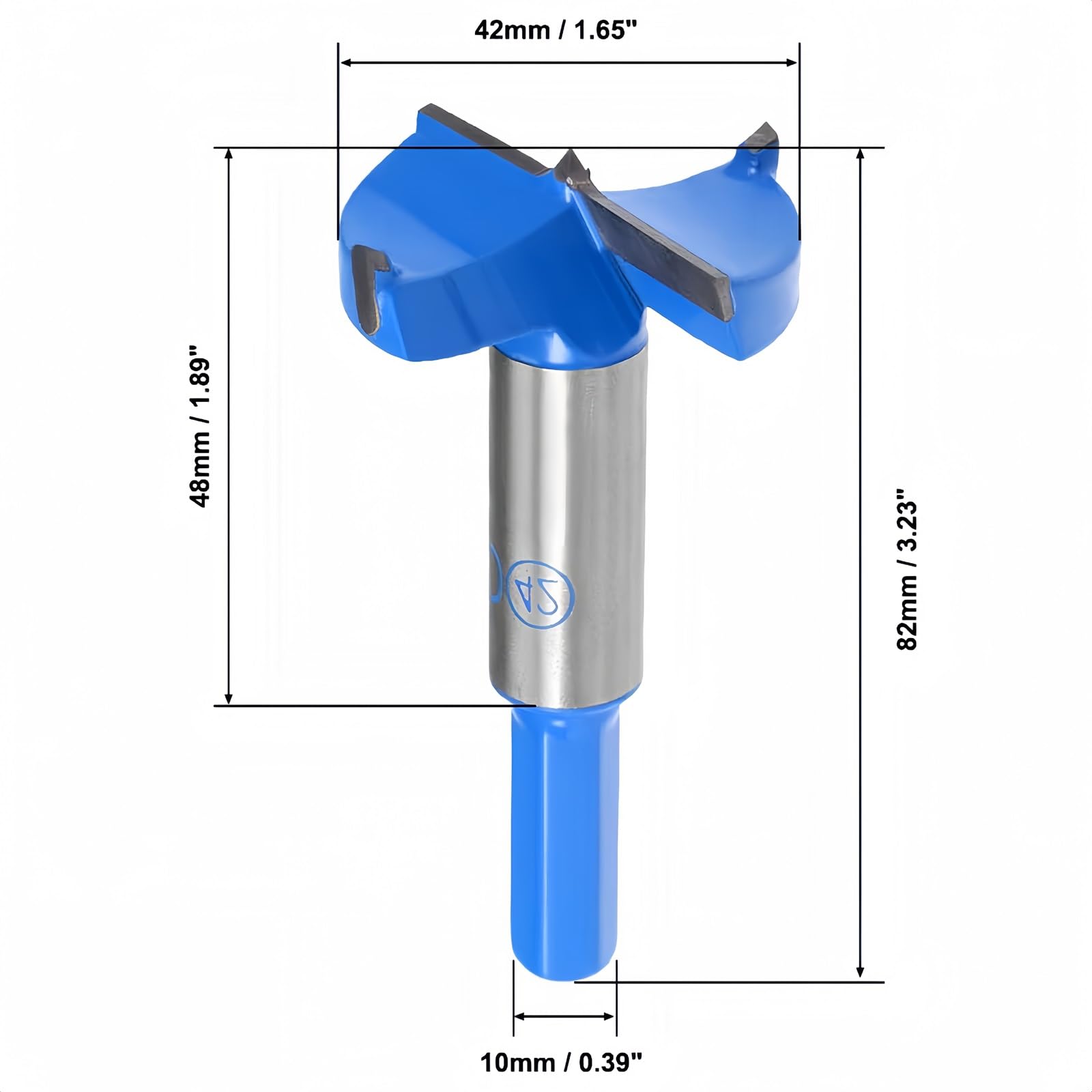 Boxonly Woodworking Hole Opener Positioning Drill Bit 42mm Forstner Drill Bits Tungsten Carbide Wood Hole Saw Hinge Drilling Bit Cutter - Image 4