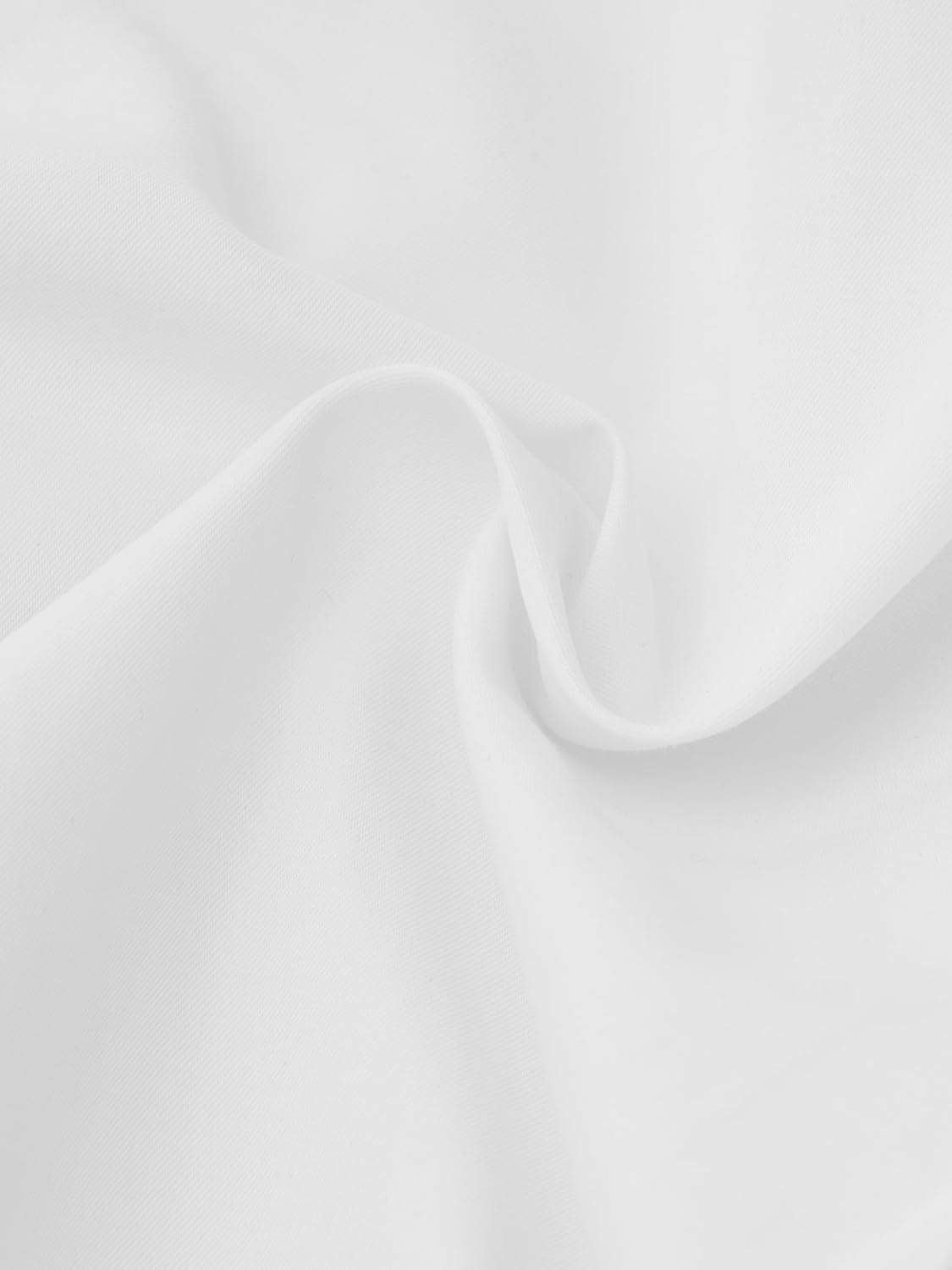 SUNNOW Women's Long Sleeve Shirt with Oversized Collar Slim Fit Blouse Elegant Stand Out Lapel Top - Image 7