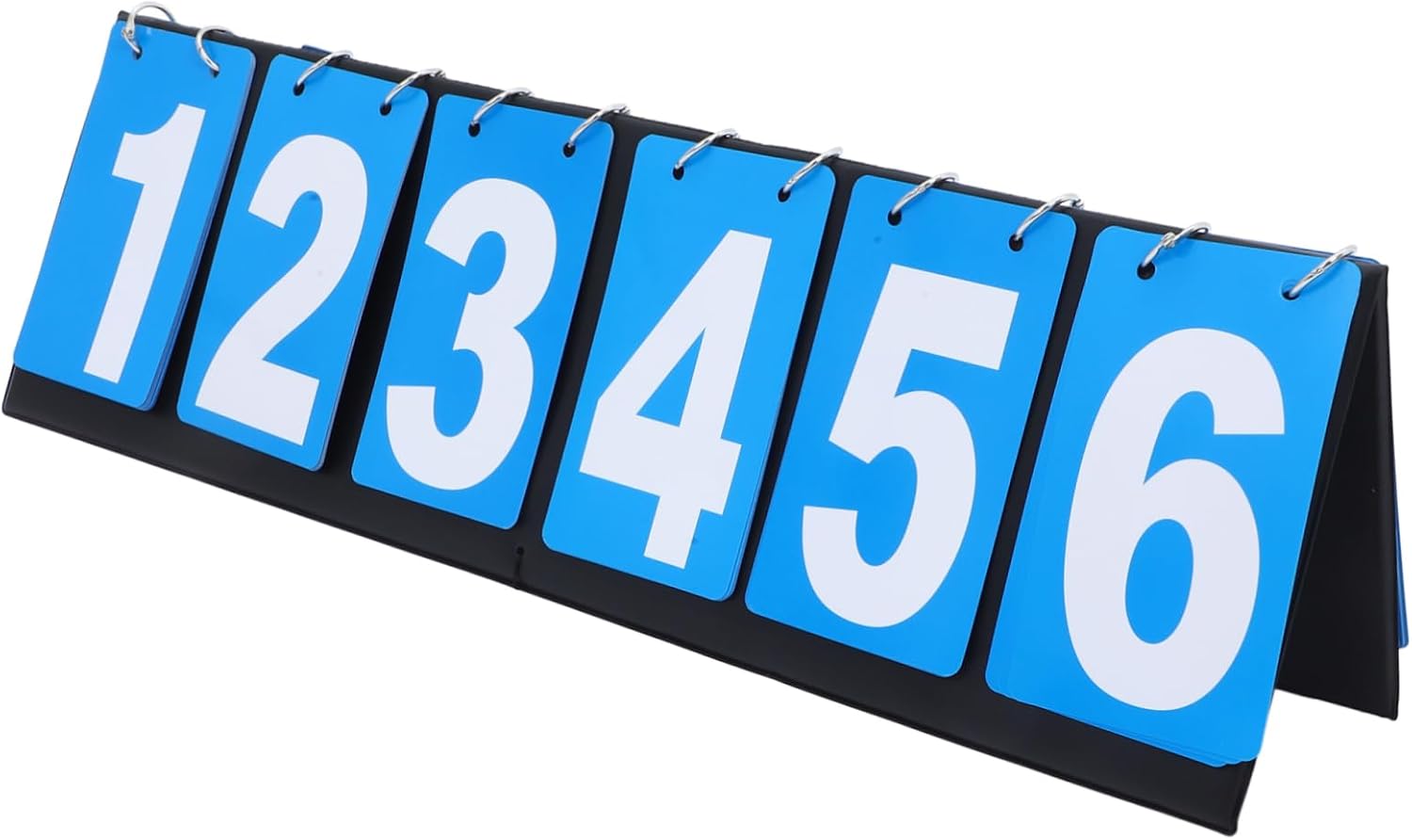 Multi-Functional Scoreboard for Basketball Baseball and Volleyball Portable Design Digital Printing for Easy Scorekeeping Six- Capacity for Indoor and Outdoor Sports