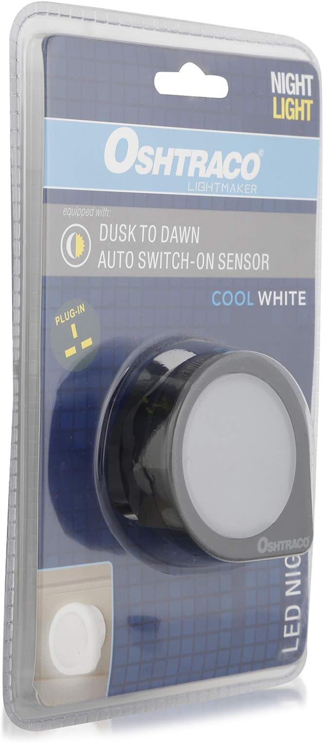 Oshtraco Auto Sensored LED Night Light White NL-903