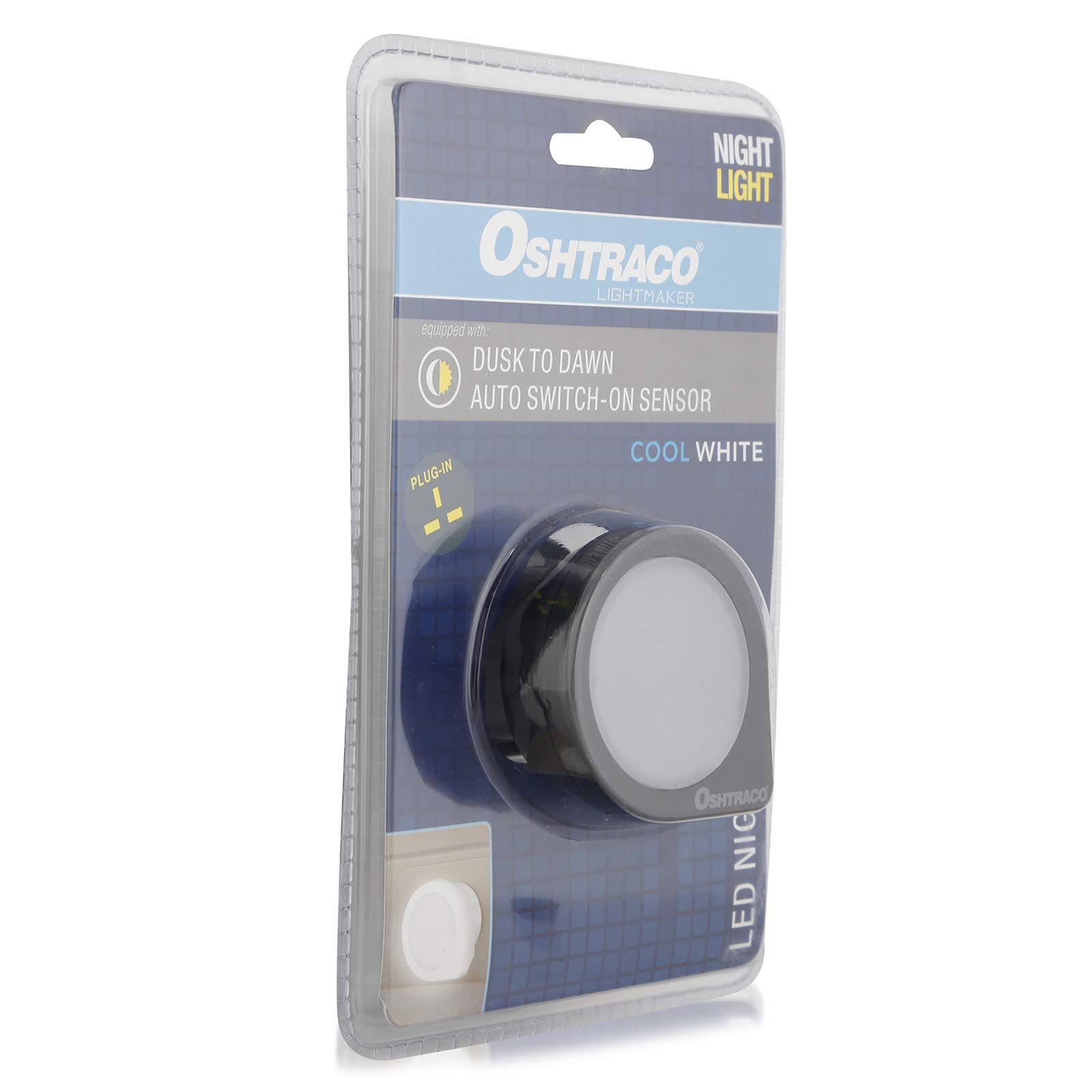 Oshtraco Auto Sensored LED Night Light White NL-903