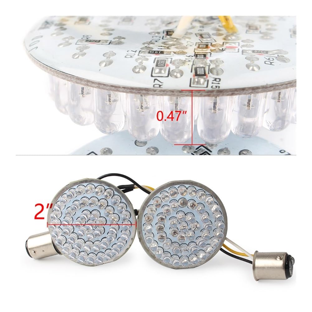 Motocletta Scooter Indicatore di Direzione Luce Per Ha&rley Davidson Motorcycle LED Red Amber Stop Brake Lamp Indicatori Di Direzione Inserti Luci