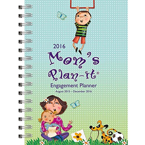 Wells Street by Lang Mom's 2016 Engagement Planner, August 2015 to December 2016, 6.5 x 8.5 Inches (7005079)