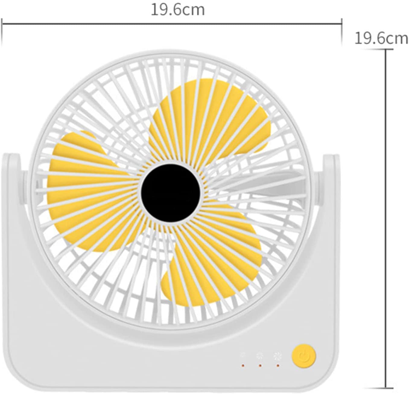 Ventilatore Elettrico USB ， Ventilatore Portatile Muto ， Ventilatori Personali Portatili per Auto da casa, Ufficio, scrivania