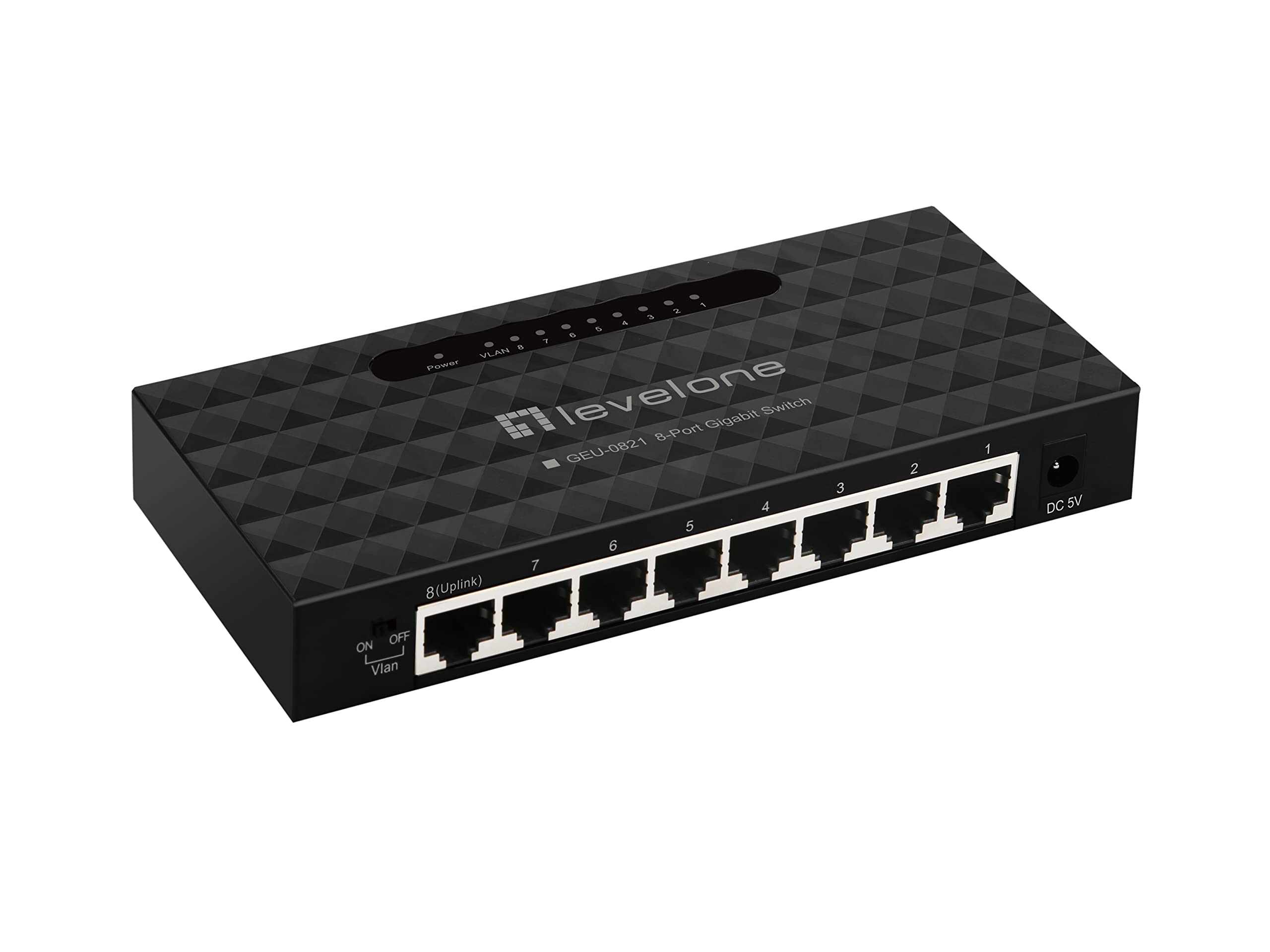 Switch intelligent LevelOne GEU-0821 10/100/1000 Mbps pour réseau local géré par interface Web - 3