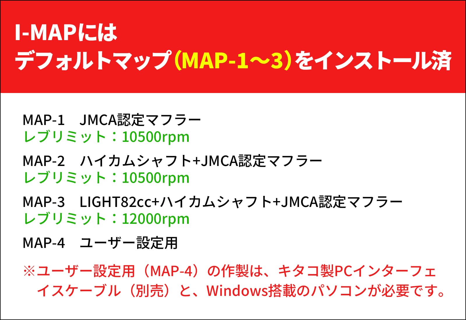エイプ50FI ですがフレームとマフラーはＸＲ５０ その他 キタコ Ｉマップ、タケガワデジタルメーター等 始動動画有 Amazon | キタコ(KITACO) I-MAP(インジェクションコントローラー