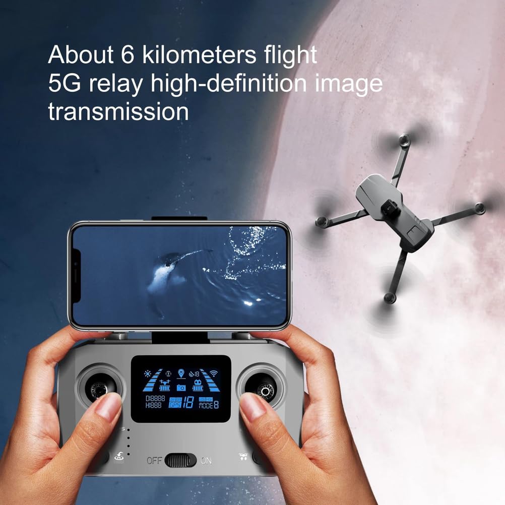 Single battery,dron s155 pro max 5g gps profesjonalny 4k hd fotografia lotnicza gimbal 3-osiowy obciążenie 500 g dron z napędem no/360 do omijania przeszkód