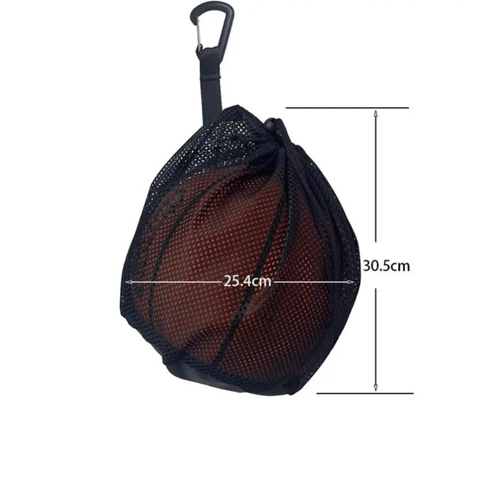 Bolsa De Baloncesto Mochila de Baloncesto portátil, Bolsa Transporte Malla for Deportes al Aire Libre, fútbol, ​​Voleibol, Viajes, Gimnasio, Yoga, una Sola Bola